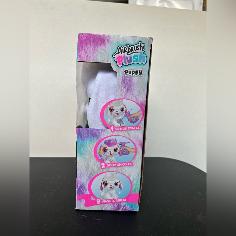 Canal Toys Airbrush Plush Large Puppy! Decorate, wash, Repeat! - Picture 5 of 12
